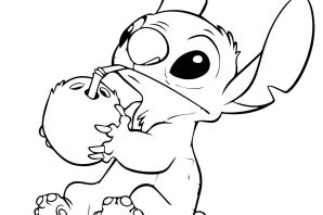 Раскраска стича