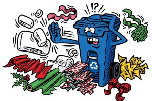 Гора мусора рисунок