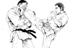 Раскраска каратэ