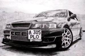 Тойота камри рисунок