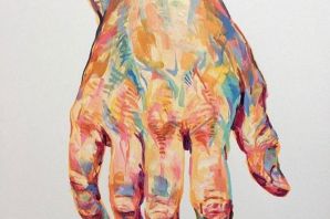 Нарисованная ладонь