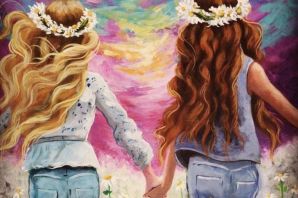 Два человека рисунок