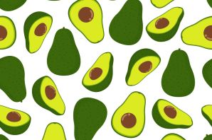 Раскраска авокадо