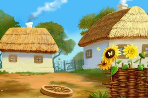 Казачья хата рисунок