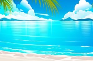 Пляж рисунки