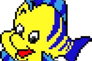 Рыба по клеточкам