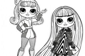 Раскраска омг