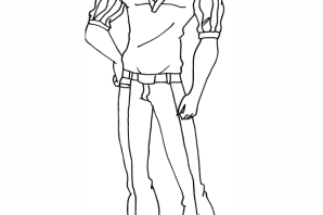 Раскраска кен