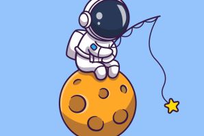 Космонавт рисунок