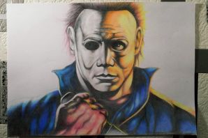 Майкл майерс рисунок