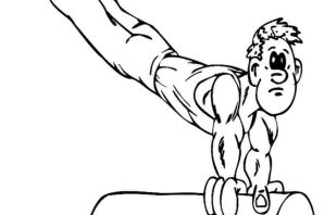 Физкультура раскраска