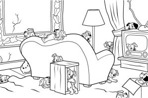 Телевизор раскраска