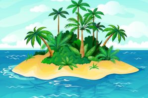 Остров нарисованный