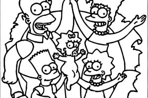 Раскраски симпсоны
