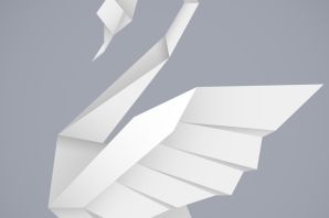 Трафарет оригами