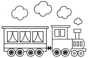 Рисунок вагончик