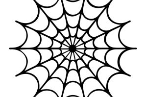 Паутина трафарет