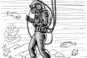 Рисунок акваланг