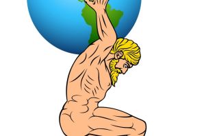 Атланты рисунок