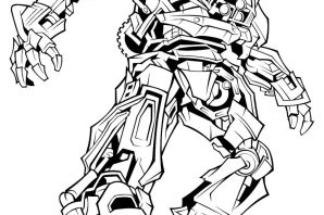 Мегатрон раскраска