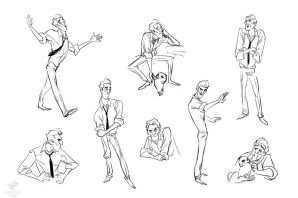 Позы людей рисунки