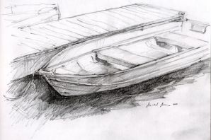 Лодка рисунок