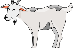 Коза детский рисунок