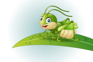 Кузнечик рисунок