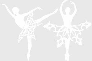 Балеринки трафареты