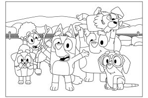 Раскраска бонстики