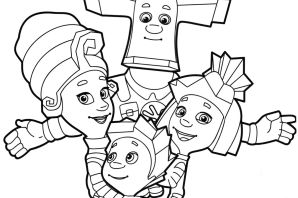 Рисунки фиксики