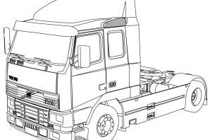 Раскраска фура