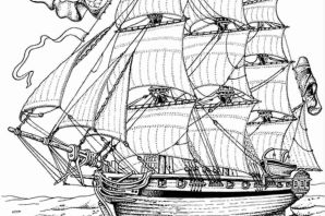 Рисунок парусника