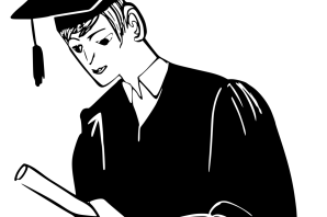 Выпускник рисунок