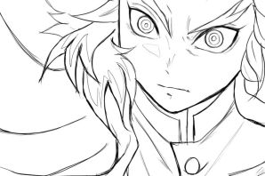 Ренгоку раскраска