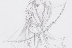 Рисунок эльфа легкий