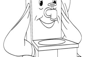 Мойдодыр раскраска