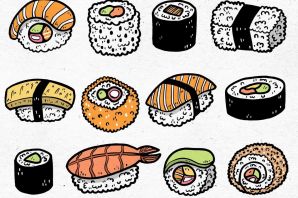 Роллы рисунок