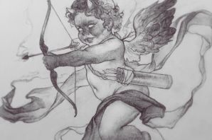 Купидон эскиз