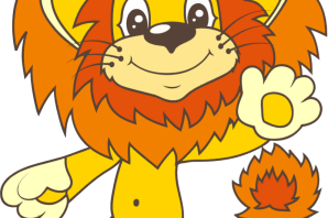 Рисунок лев маленький