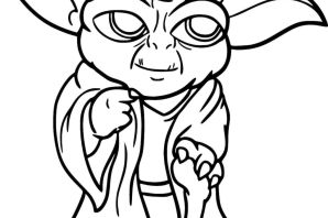 Йода нарисованный