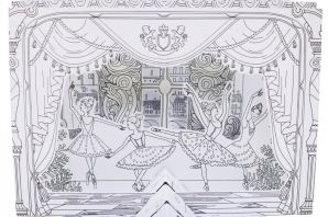 Рисунок театр внутри