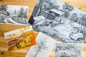 Пленэр зарисовки