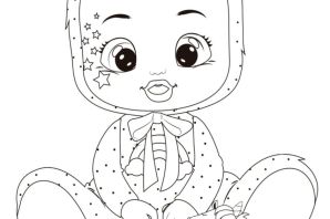 Лялечка раскраска