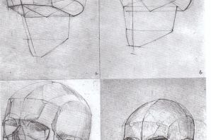 Академ голова рисунок