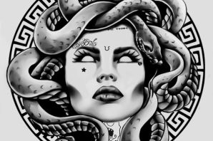 Медуза горгона эскиз