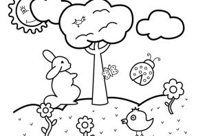 Раскраска погода