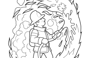 Раскраски по обж