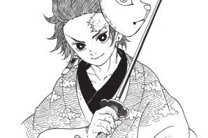 Иноске раскраска