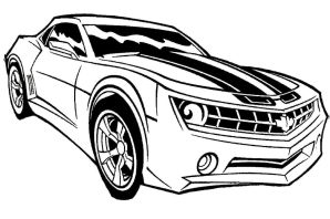 Раскраски бамблби